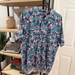 Bonobos Riviera Short Sleeve Button Shirt - Men’s X-Large (XL) - Standard Fit